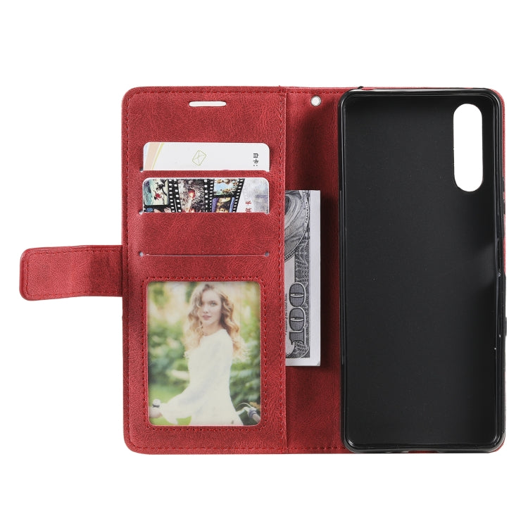 For Sony Xperia 5 III Skin Feel Splicing Leather Phone Case
