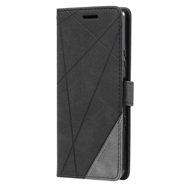 For Sony Xperia 5 III Skin Feel Splicing Leather Phone Case