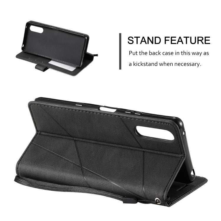 For Sony Xperia 5 III Skin Feel Splicing Leather Phone Case
