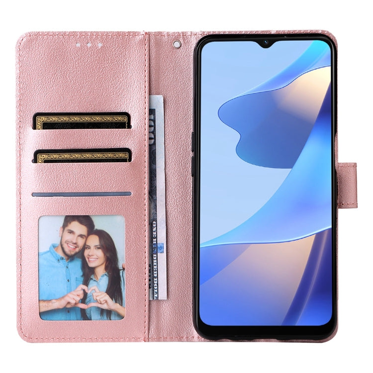 For OPPO A16 3 Card Slots Multifunctional Leather Phone Case