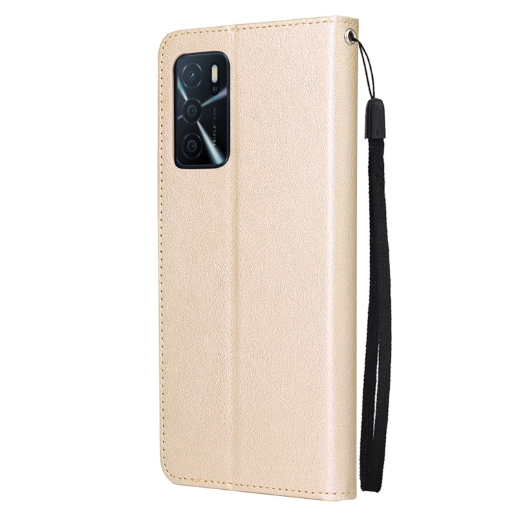 For OPPO A16 3 Card Slots Multifunctional Leather Phone Case
