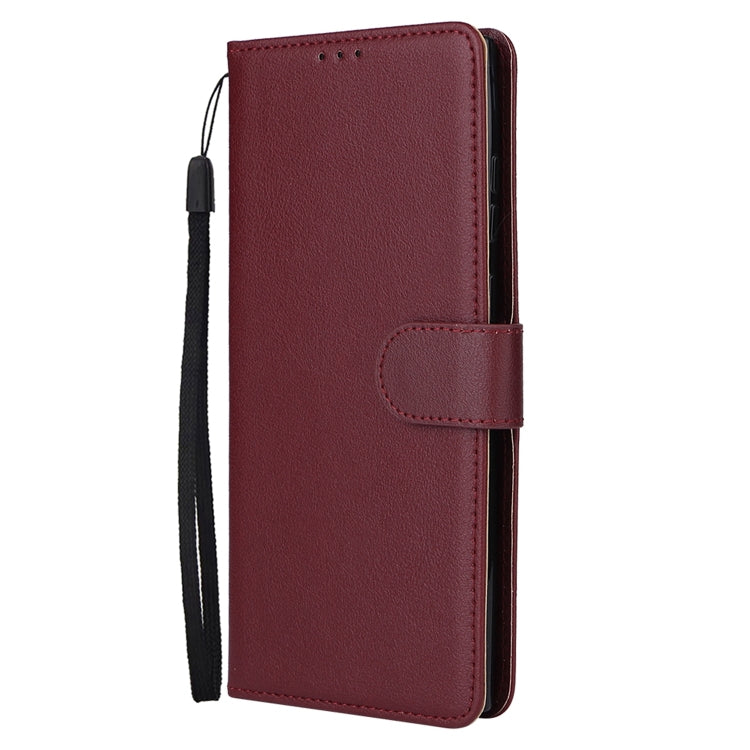 For Samsung Galaxy S22 Ultra 5G 3 Card Slots Multifunctional Leather Phone Case