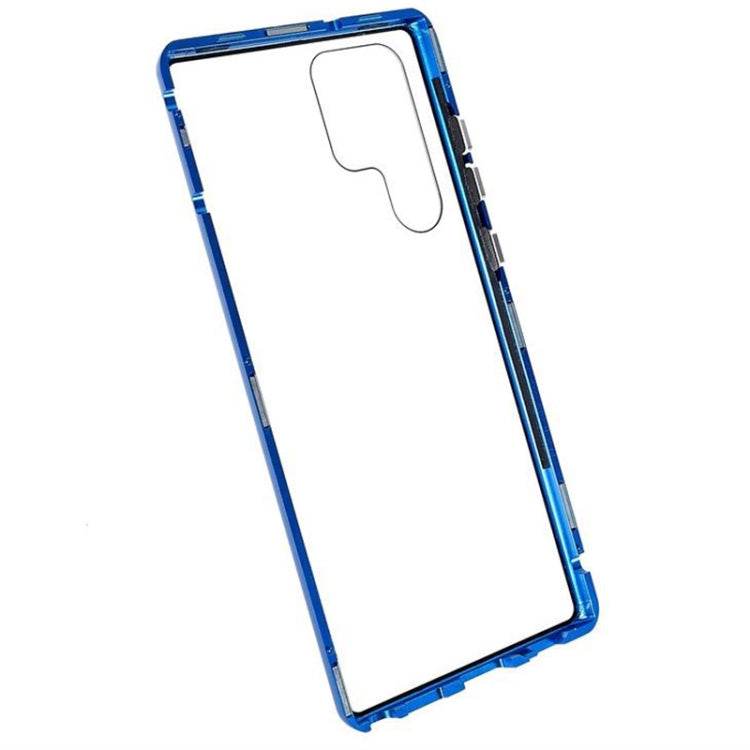 For Samsung Galaxy S22 Ultra 5G Anti-peeping Magnetic Double-sided Tempered Glass Phone Case
