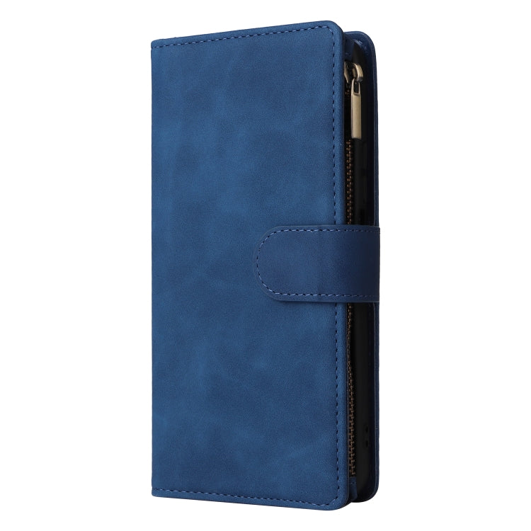 For Xiaomi Redmi Note 11 Pro China Multifunctional Frosted Zipper Wallet Leather Phone Case