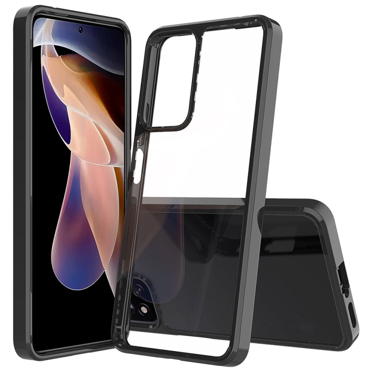 For Xiaomi Redmi Note 11 Pro+ 5G Scratchproof TPU + Acrylic Protective Phone Case