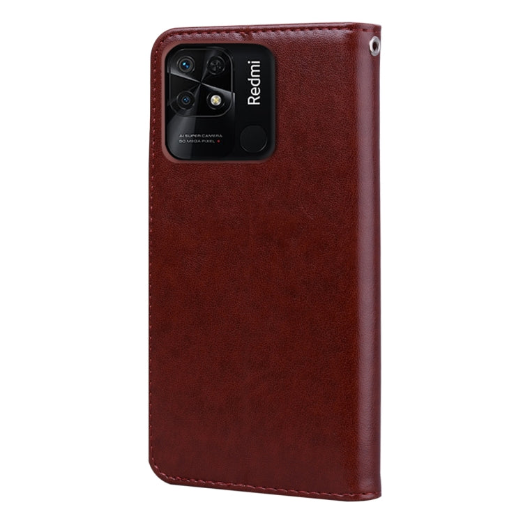 For Xiaomi Redmi 10C Rose Embossed Leather Phone Case