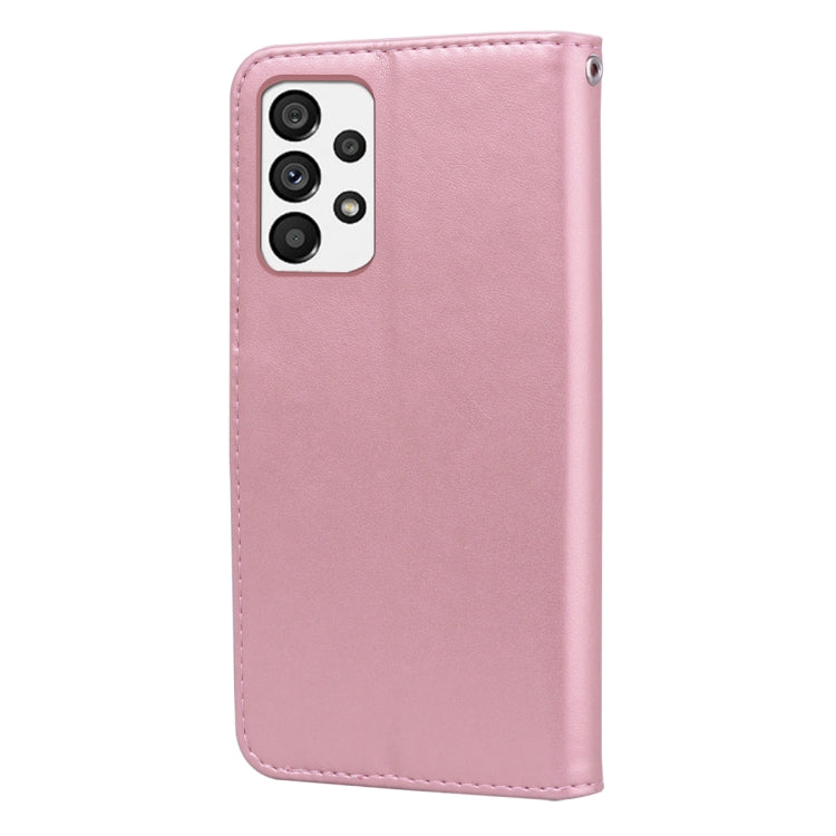 For Samsung Galaxy A13 4G Rose Embossed Leather Phone Case