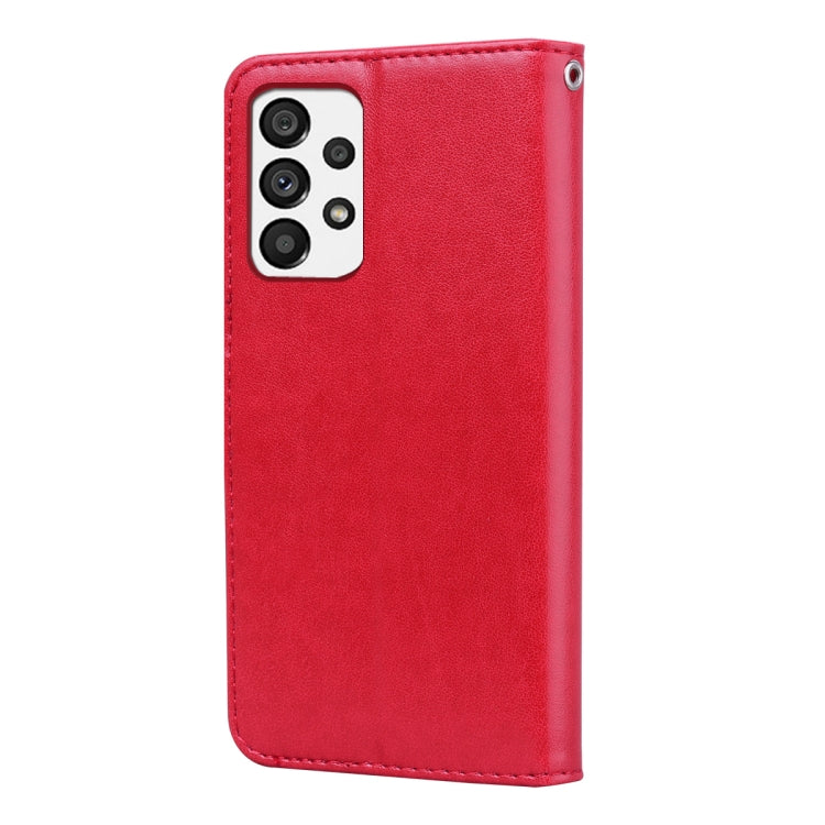 For Samsung Galaxy A23 Rose Embossed Leather Phone Case