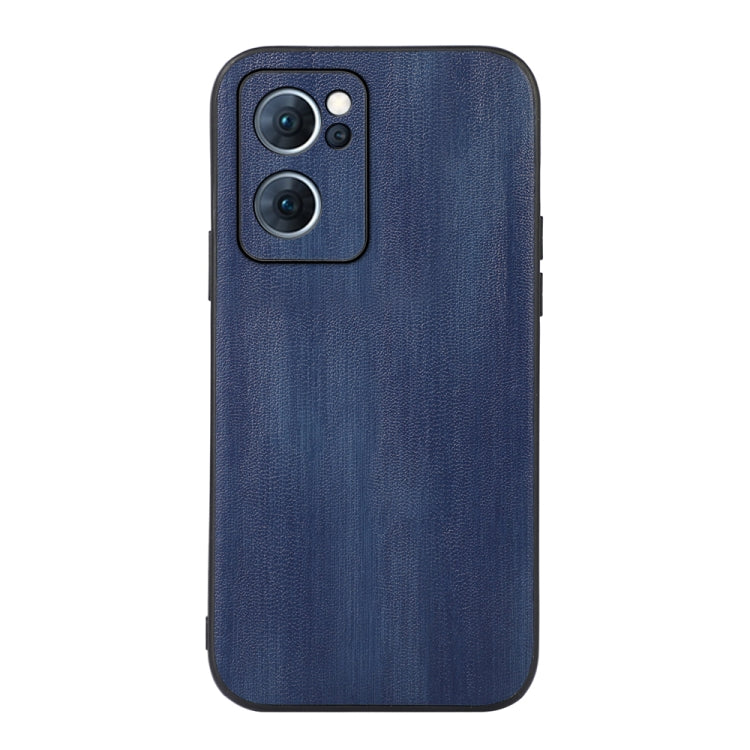 For OPPO Reno7 5G Chinese Version Yellow Cow Texture PU Phone Case