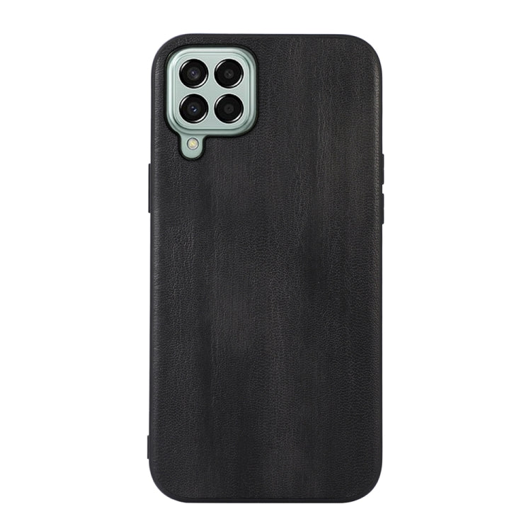 For Samsung Galaxy M33 5G Yellow Cow Texture PU Phone Case