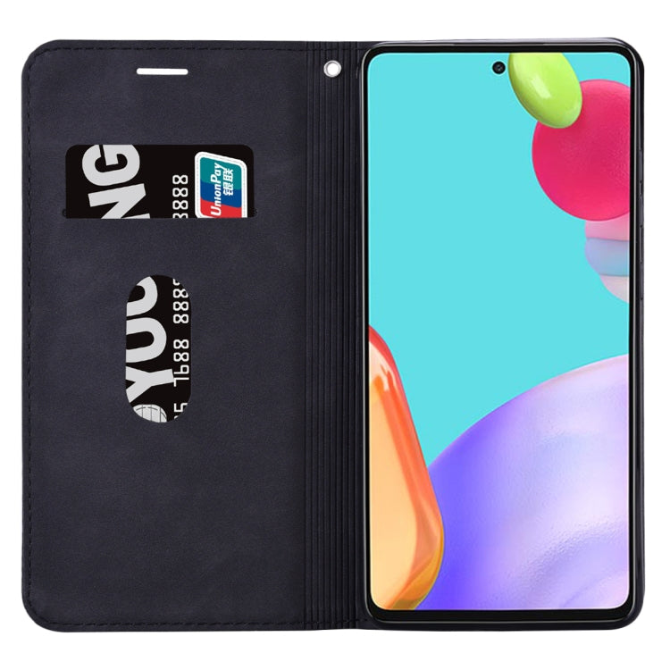 For Huawei nova 8i Frosted Business Magnetic Flip Leather Phone Case