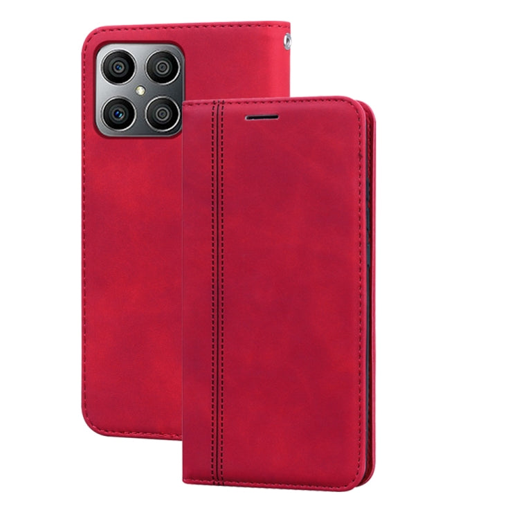 For Honor X8 / X30i Frosted Business Magnetic Flip Leather Phone Case
