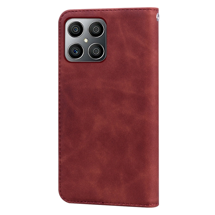 For Honor X8 / X30i Frosted Business Magnetic Flip Leather Phone Case
