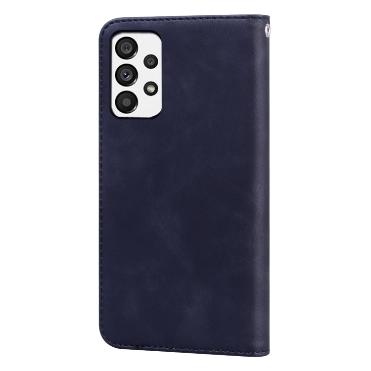 For Samsung Galaxy A13 4G Frosted Business Magnetic Flip Leather Phone Case