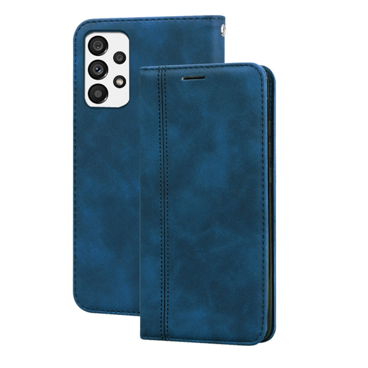 For Samsung Galaxy A13 4G Frosted Business Magnetic Flip Leather Phone Case