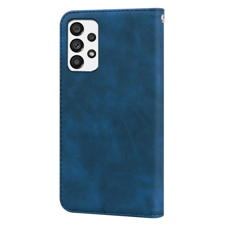 For Samsung Galaxy A13 4G Frosted Business Magnetic Flip Leather Phone Case