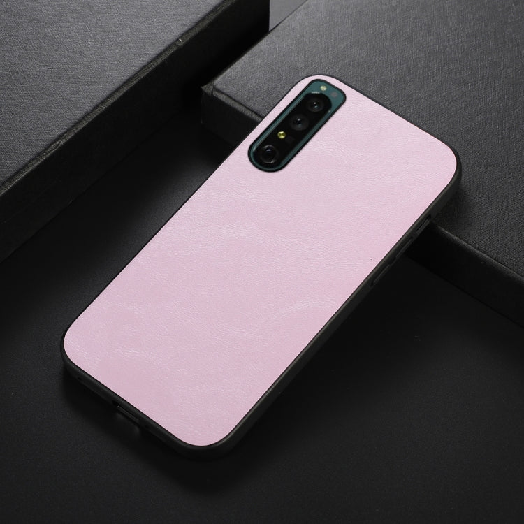 For Sony Xperia 1 IV Cowhide Texture PU Phone Case