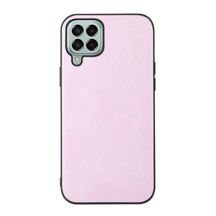 For Samsung Galaxy M33 5G Cowhide Texture PU Phone Case