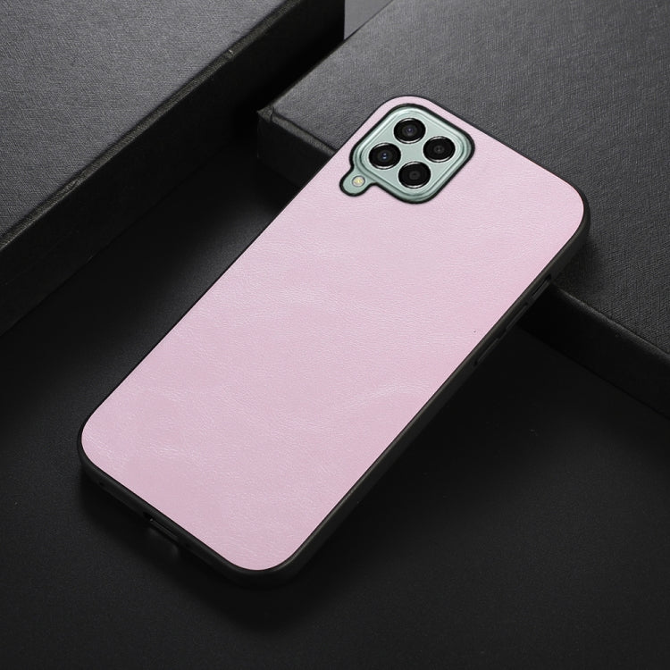 For Samsung Galaxy M33 5G Cowhide Texture PU Phone Case