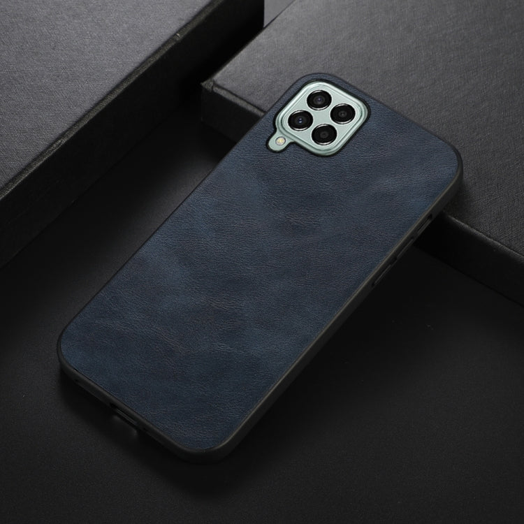 For Samsung Galaxy M33 5G Cowhide Texture PU Phone Case