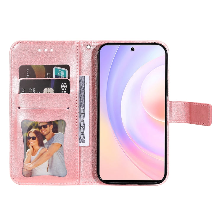 For Huawei Nova 9 SE/Honor 50 SE 7-petal Flowers Embossed Flip Leather Phone Case