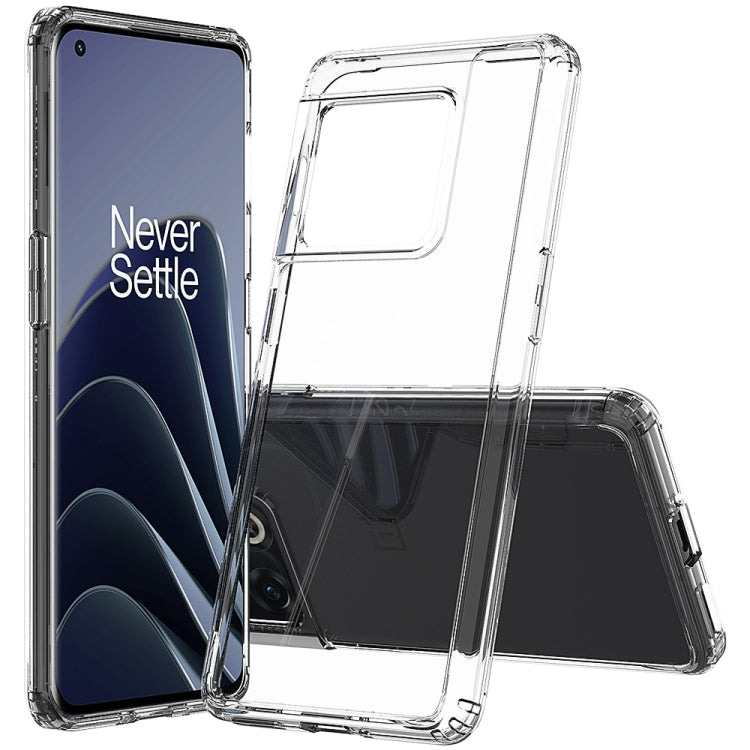 For OnePlus 10 Pro Shockproof Scratchproof TPU + Acrylic Protective Case(Transparent)