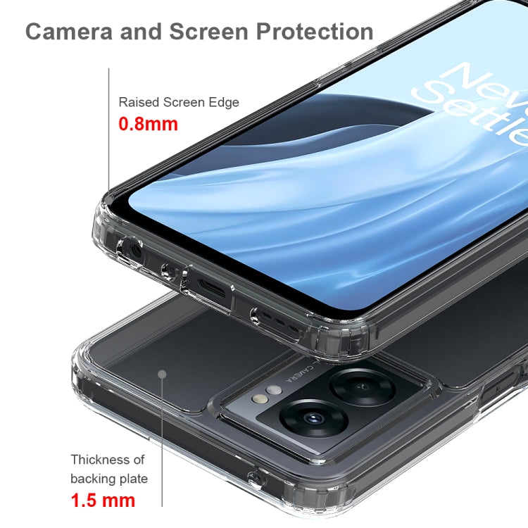 For OnePlus Nord N300 Shockproof Scratchproof Acrylic TPU Phone Case (Transparent)