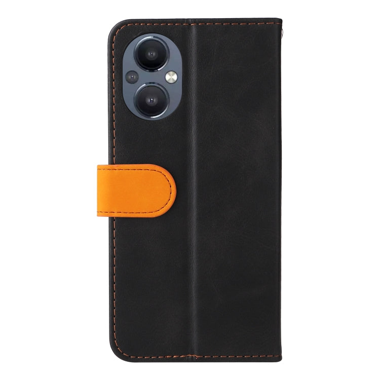 For OPPO Reno7 Z 5G / A96 5G Stitching-Color Flip Leather Phone Case