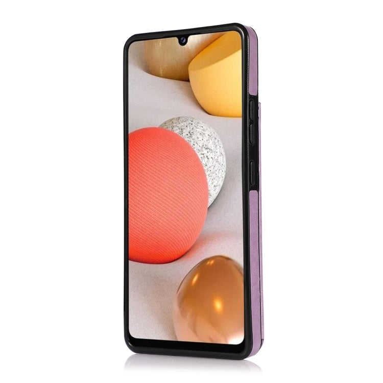 For Samsung Galaxy A42 5G Double Buckle Mandala PU+TPU Phone Case