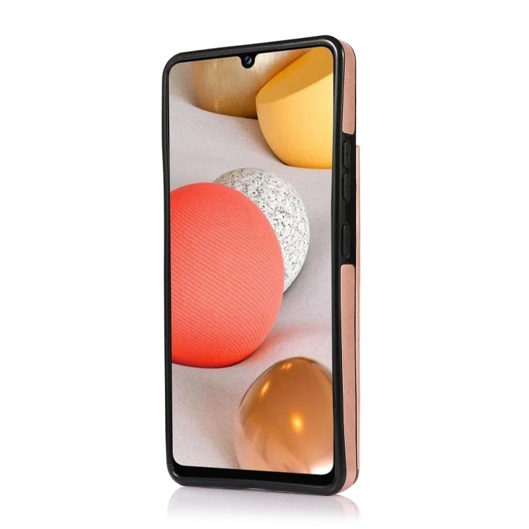 For Samsung Galaxy A42 5G Double Buckle Mandala PU+TPU Phone Case