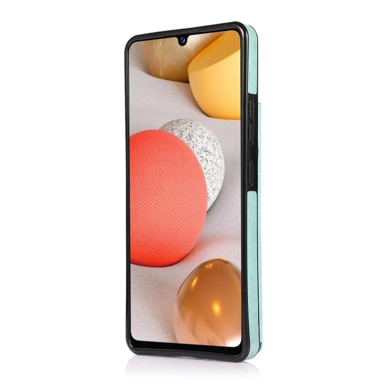 For Samsung Galaxy A42 5G Double Buckle Mandala PU+TPU Phone Case