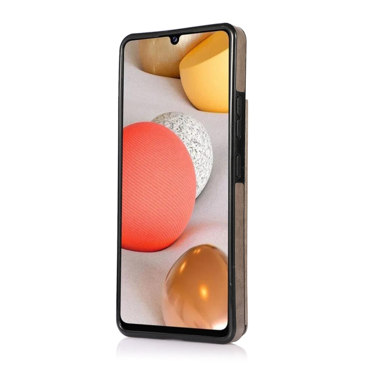 For Samsung Galaxy A42 5G Double Buckle Mandala PU+TPU Phone Case