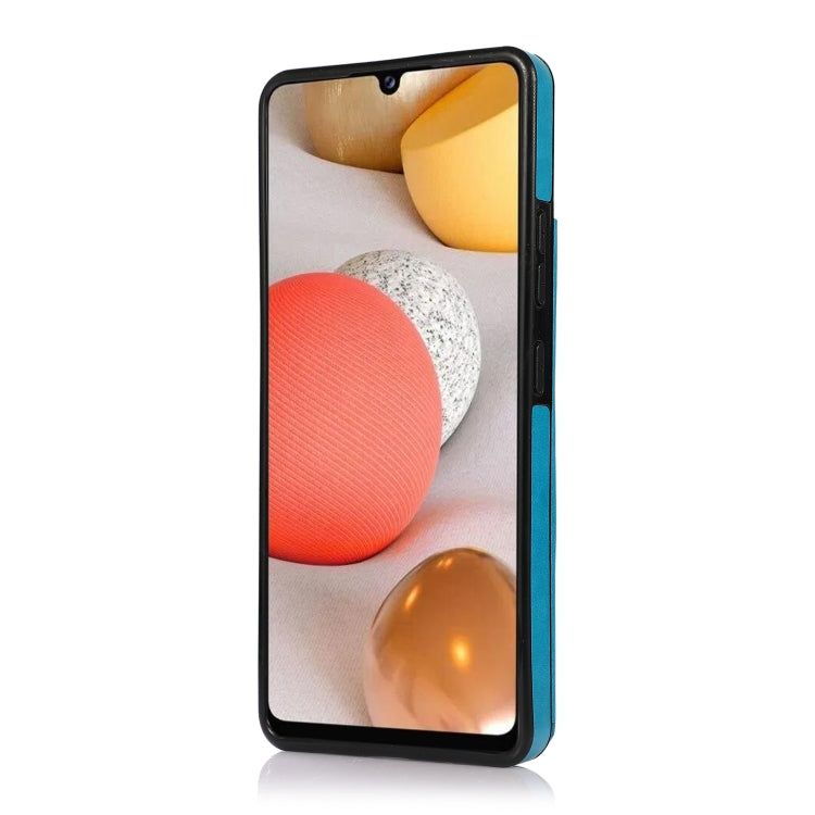 For Samsung Galaxy A42 5G Double Buckle Mandala PU+TPU Phone Case