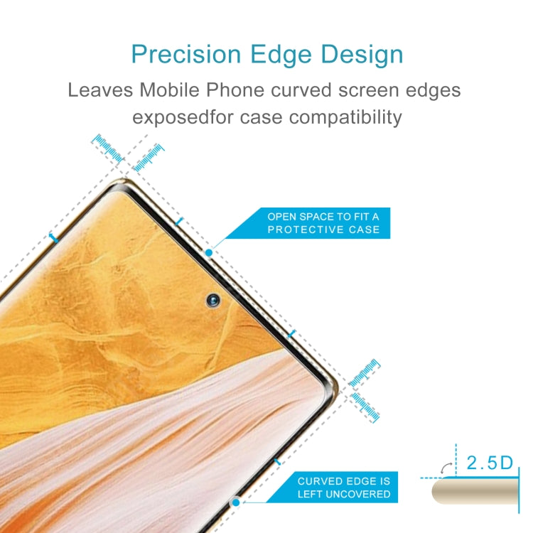 10 PCS 0.26mm 9H 2.5D Tempered Glass Film For ZTE Axon 40 Pro