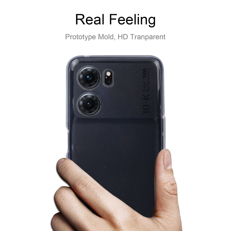 For OPPO K10 0.75mm Ultra-thin Transparent TPU Phone Case