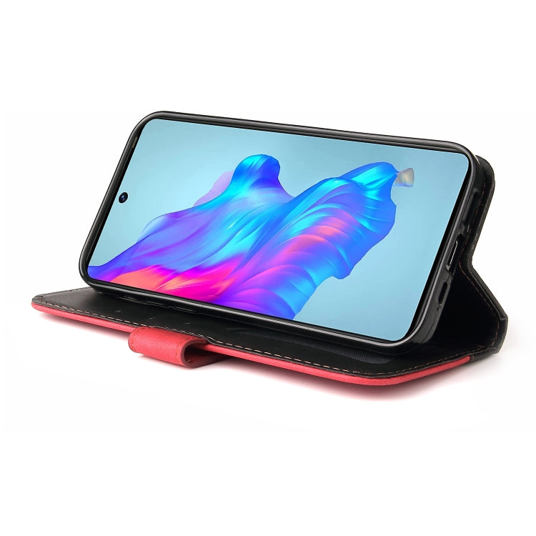 For Tecno Camon 18/18 P Stitching-Color Horizontal Flip Leather Case