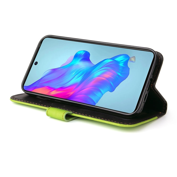 For Tecno Camon 18/18 P Stitching-Color Horizontal Flip Leather Case