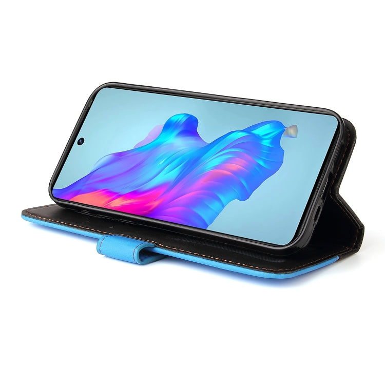 For Tecno Camon 18/18 P Stitching-Color Horizontal Flip Leather Case