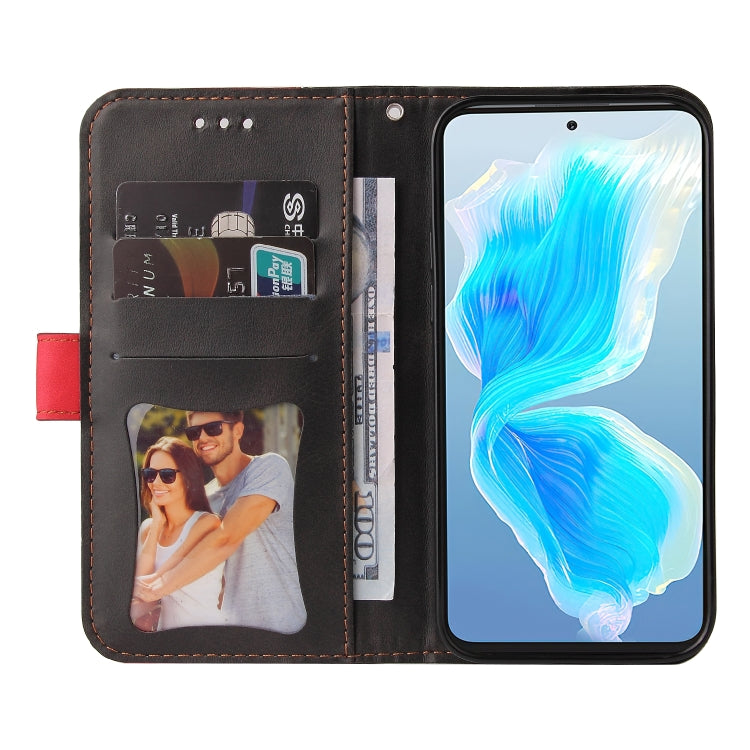 For Tecno Camon 18 Premier Stitching-Color Horizontal Flip Leather Case