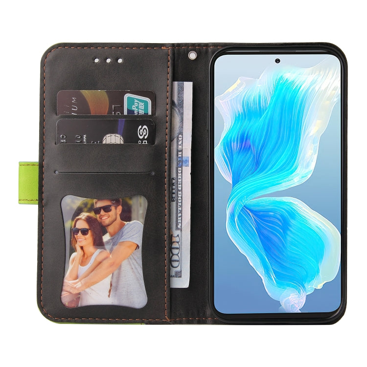 For Tecno Camon 18 Premier Stitching-Color Horizontal Flip Leather Case