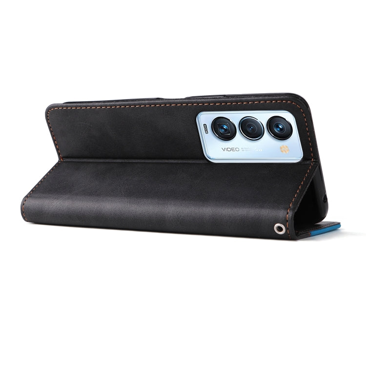 For Tecno Camon 18 Premier Stitching-Color Horizontal Flip Leather Case