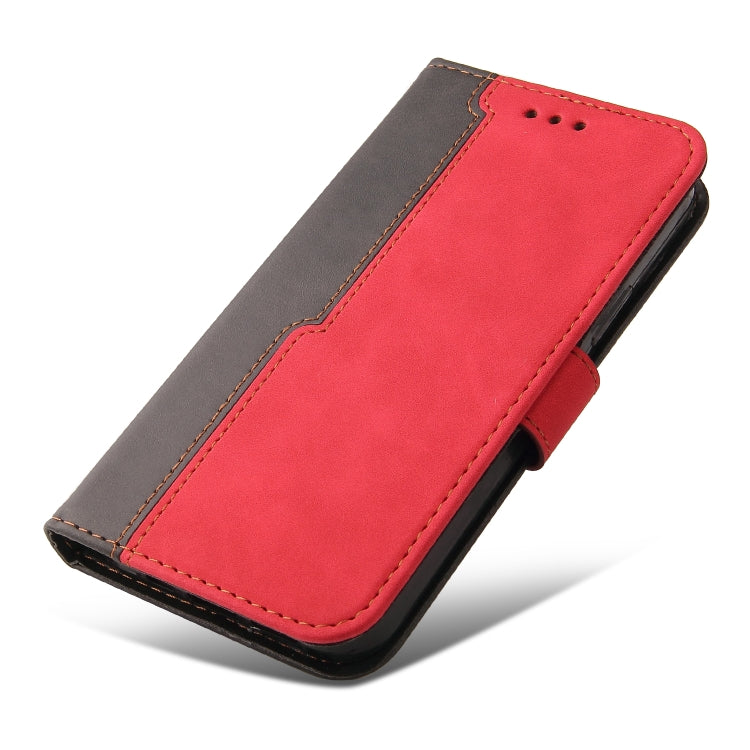 For Infinix Hot 11S Stitching-Color Horizontal Flip Leather Case