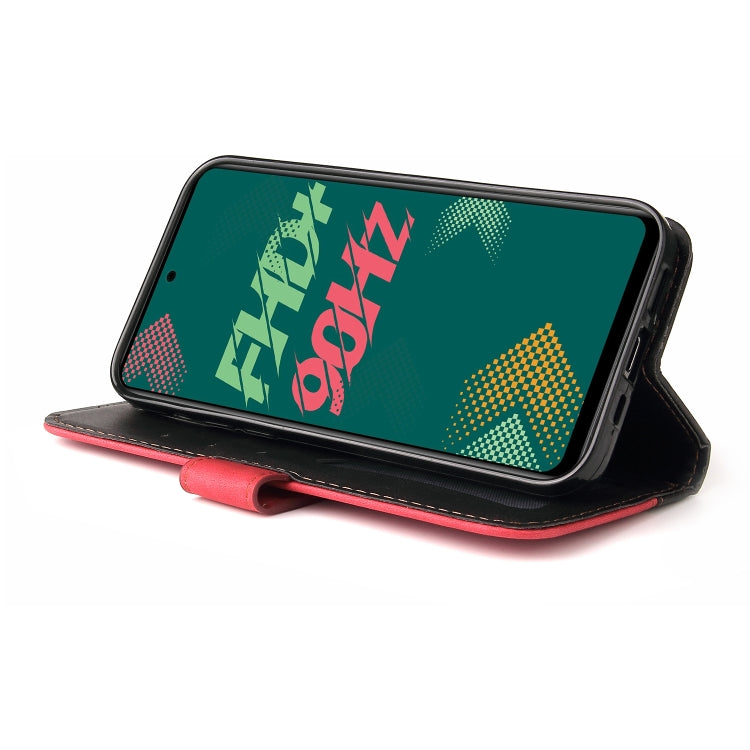 For Infinix Hot 11S Stitching-Color Horizontal Flip Leather Case