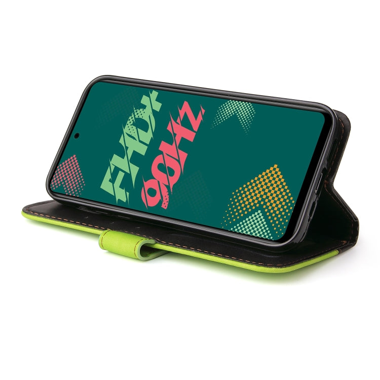 For Infinix Hot 11S Stitching-Color Horizontal Flip Leather Case