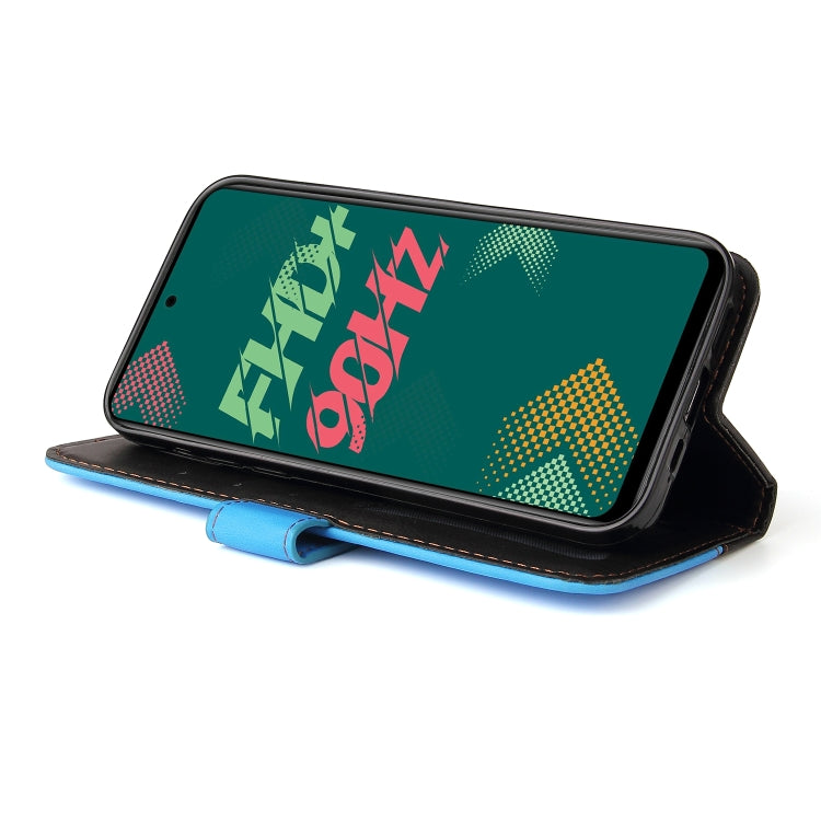 For Infinix Hot 11S Stitching-Color Horizontal Flip Leather Case