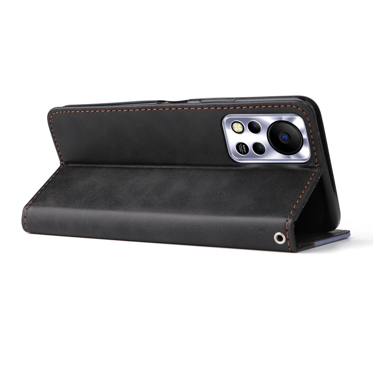 For Infinix Hot 11S NFC Stitching-Color Horizontal Flip Leather Case