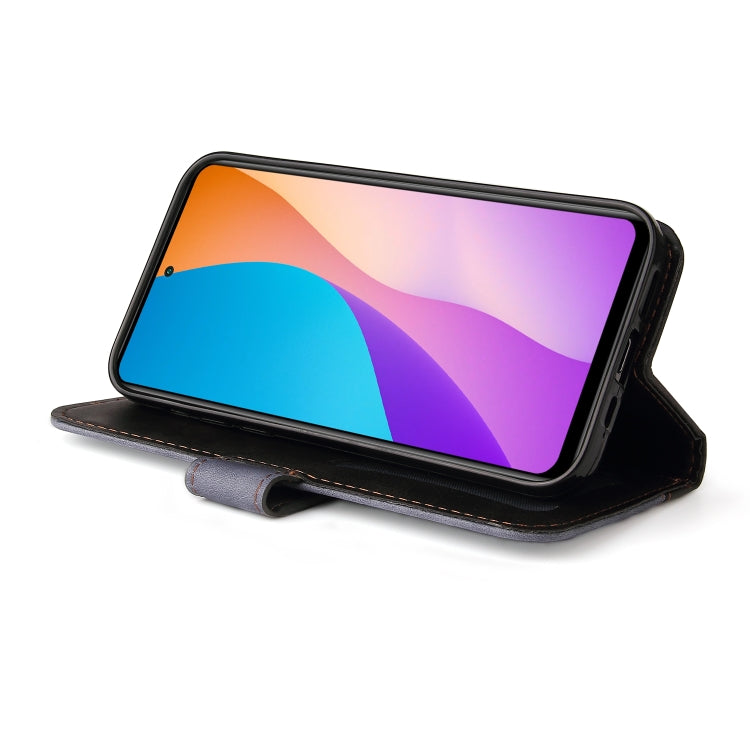For Infinix Hot 11S NFC Stitching-Color Horizontal Flip Leather Case