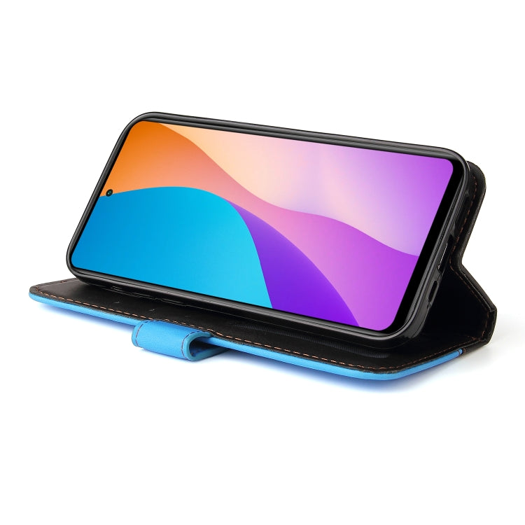 For Infinix Hot 11S NFC Stitching-Color Horizontal Flip Leather Case