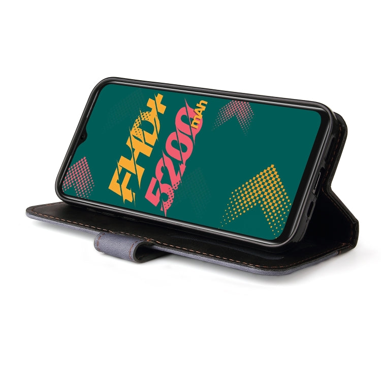 For Infinix Hot 11 Stitching-Color Horizontal Flip Leather Case