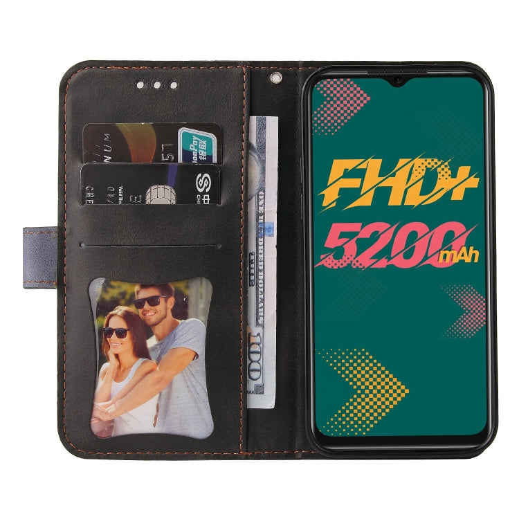 For Infinix Hot 11 Stitching-Color Horizontal Flip Leather Case